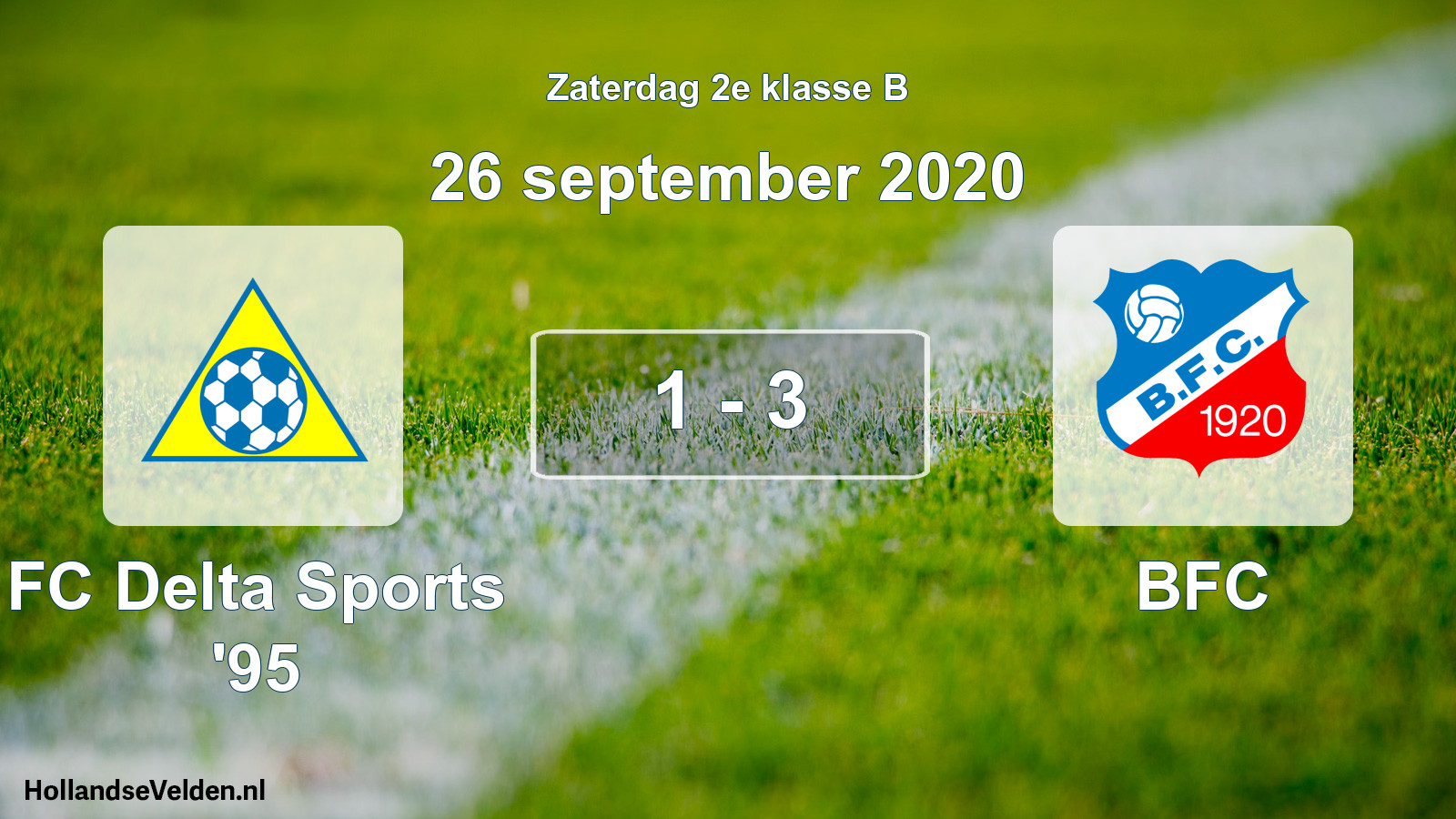Total number of matches played: FC Delta Sports '95 - BFC 1 - 3 (26 September 2020)