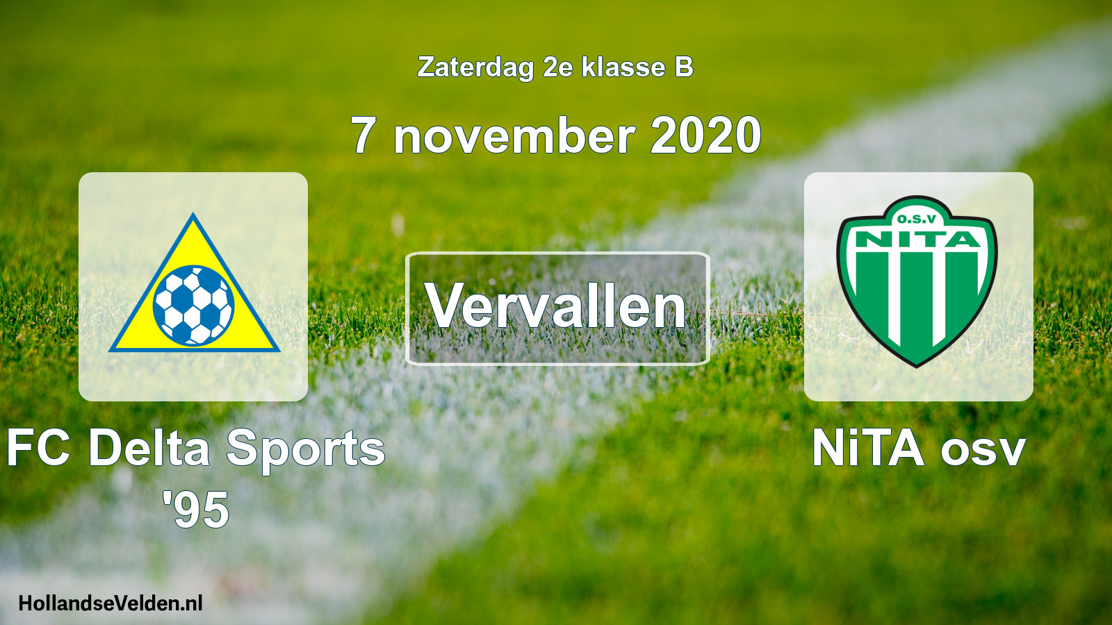 Scheduled Match: FC Delta Sports '95 - NiTA osv (7 November 2020)