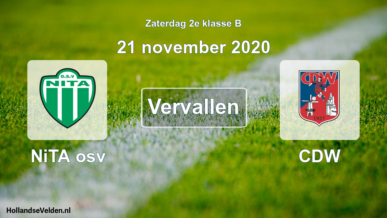 Scheduled Match: NiTA osv - CDW (21 November 2020)
