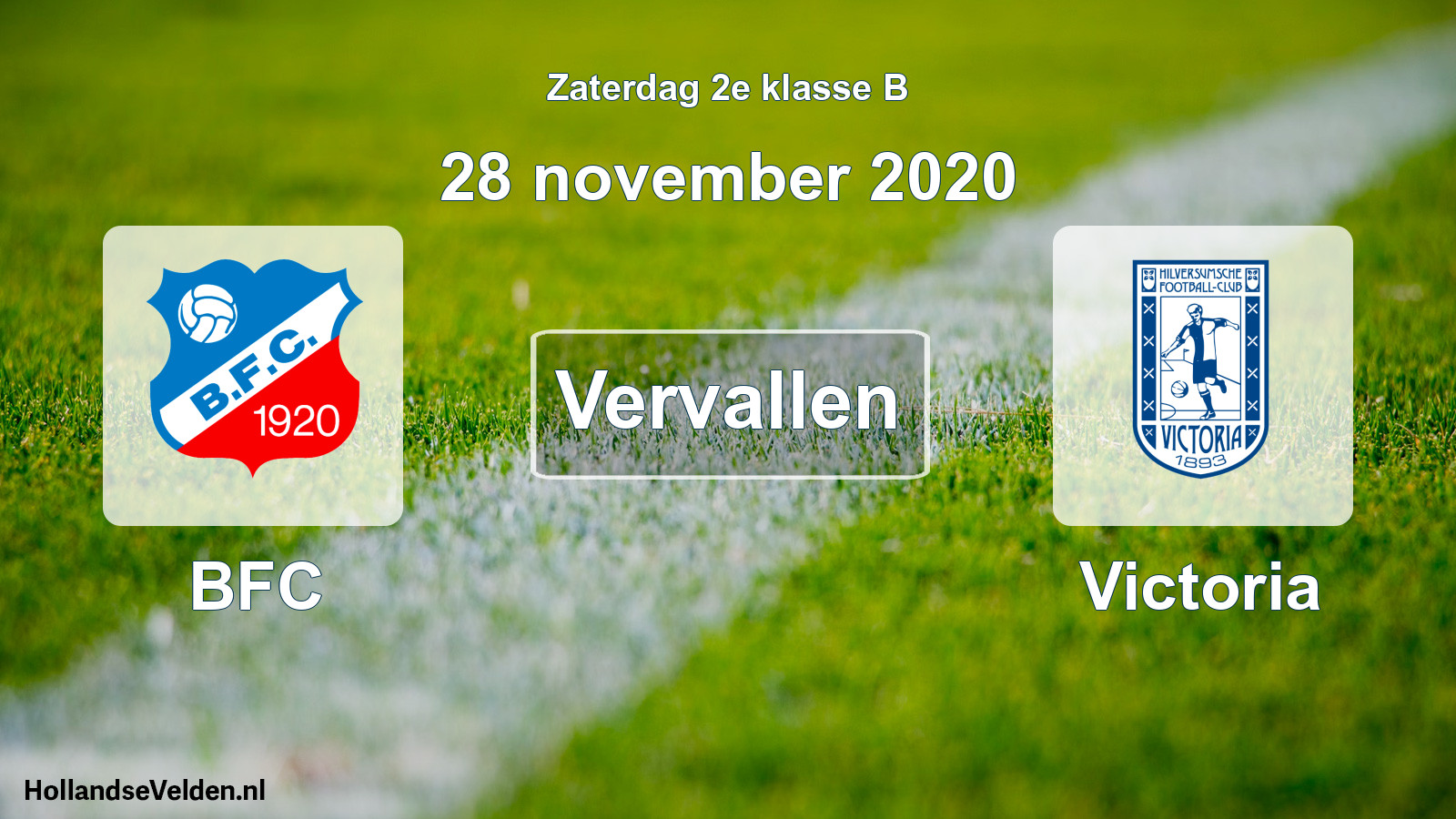 Scheduled Match: BFC - Victoria (28 November 2020)