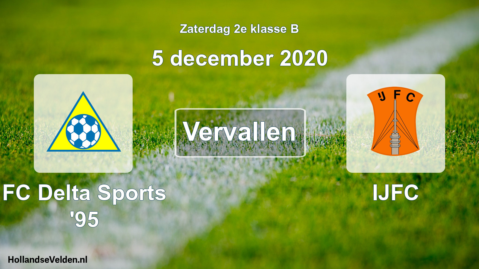 Scheduled Match: FC Delta Sports '95 - IJFC (5 December 2020)
