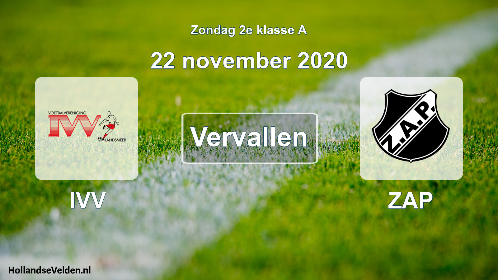 Scheduled Match: IVV - ZAP (22 November 2020)