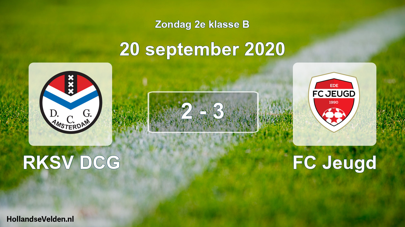 Total number of matches played: RKSV DCG - FC Jeugd 2 - 3 (20 September 2020)