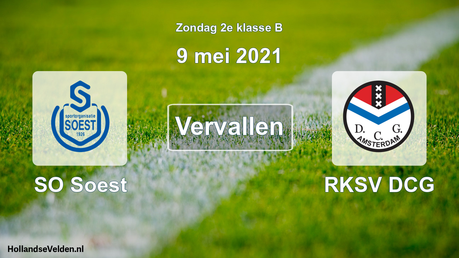 Scheduled Match: SO Soest - RKSV DCG (9 May 2021)
