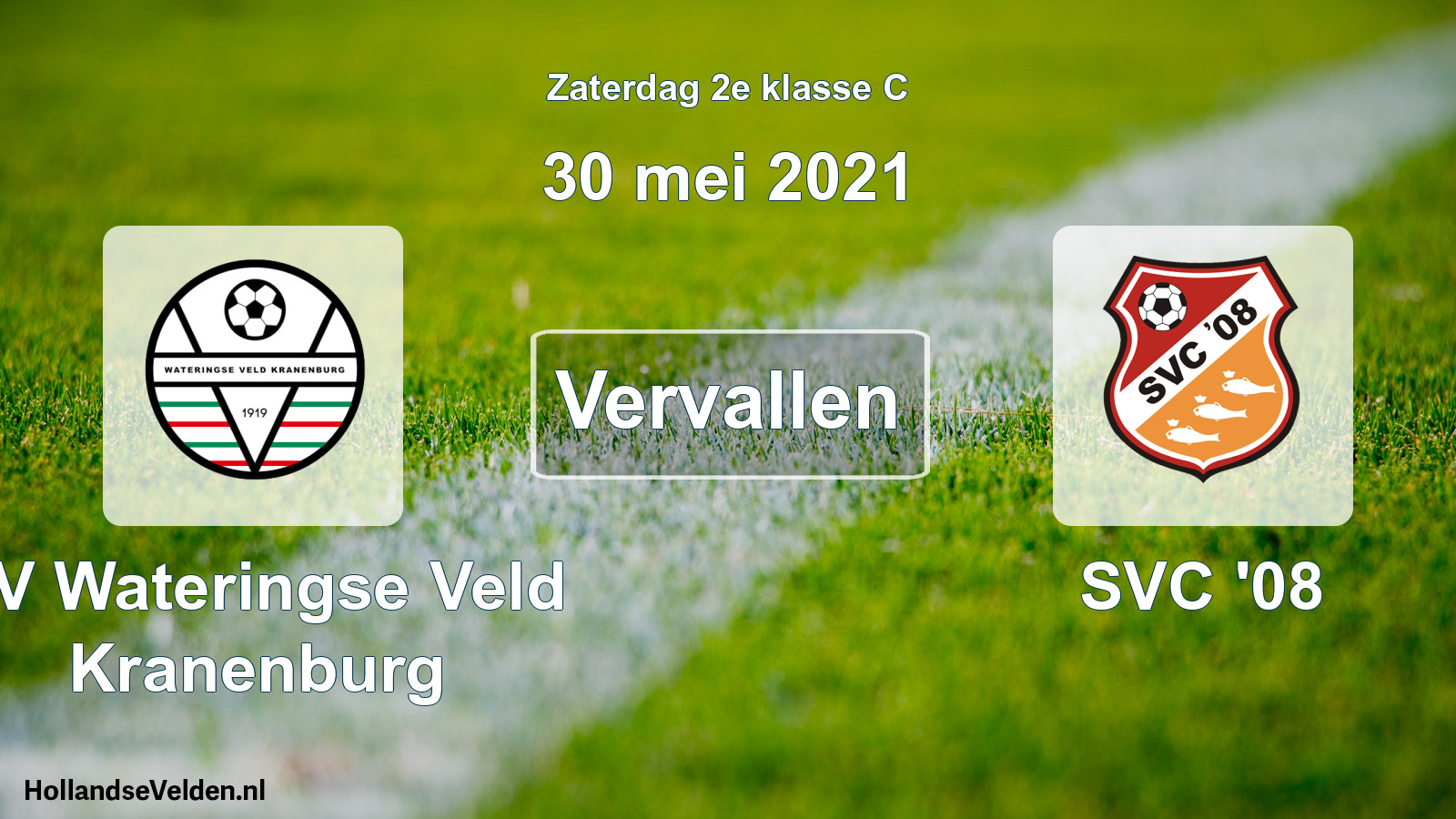 Scheduled Match: SV Wateringse Veld Kranenburg - SVC '08 (30 May 2021)