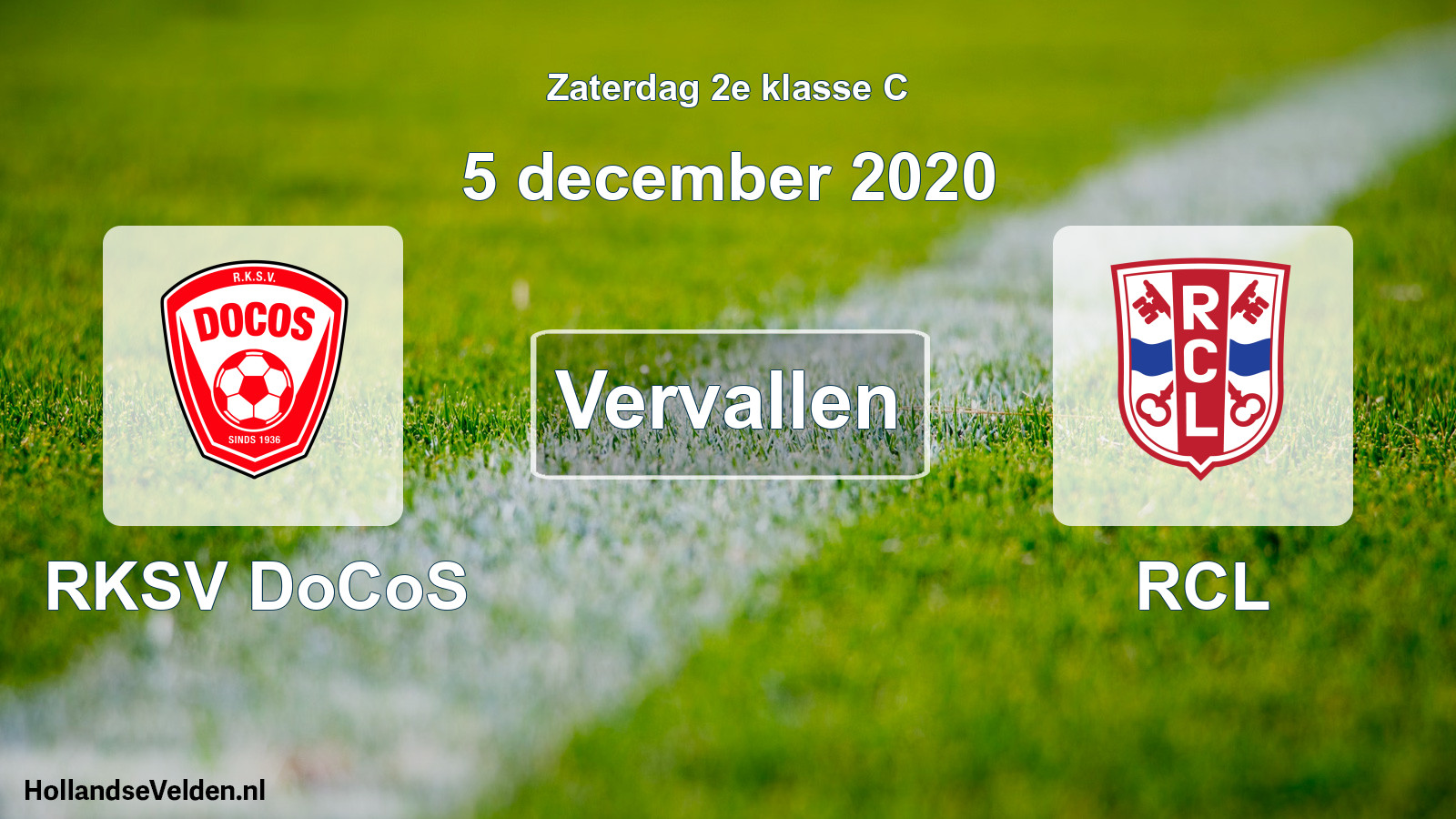 Scheduled Match: RKSV DoCoS - RCL (5 December 2020)