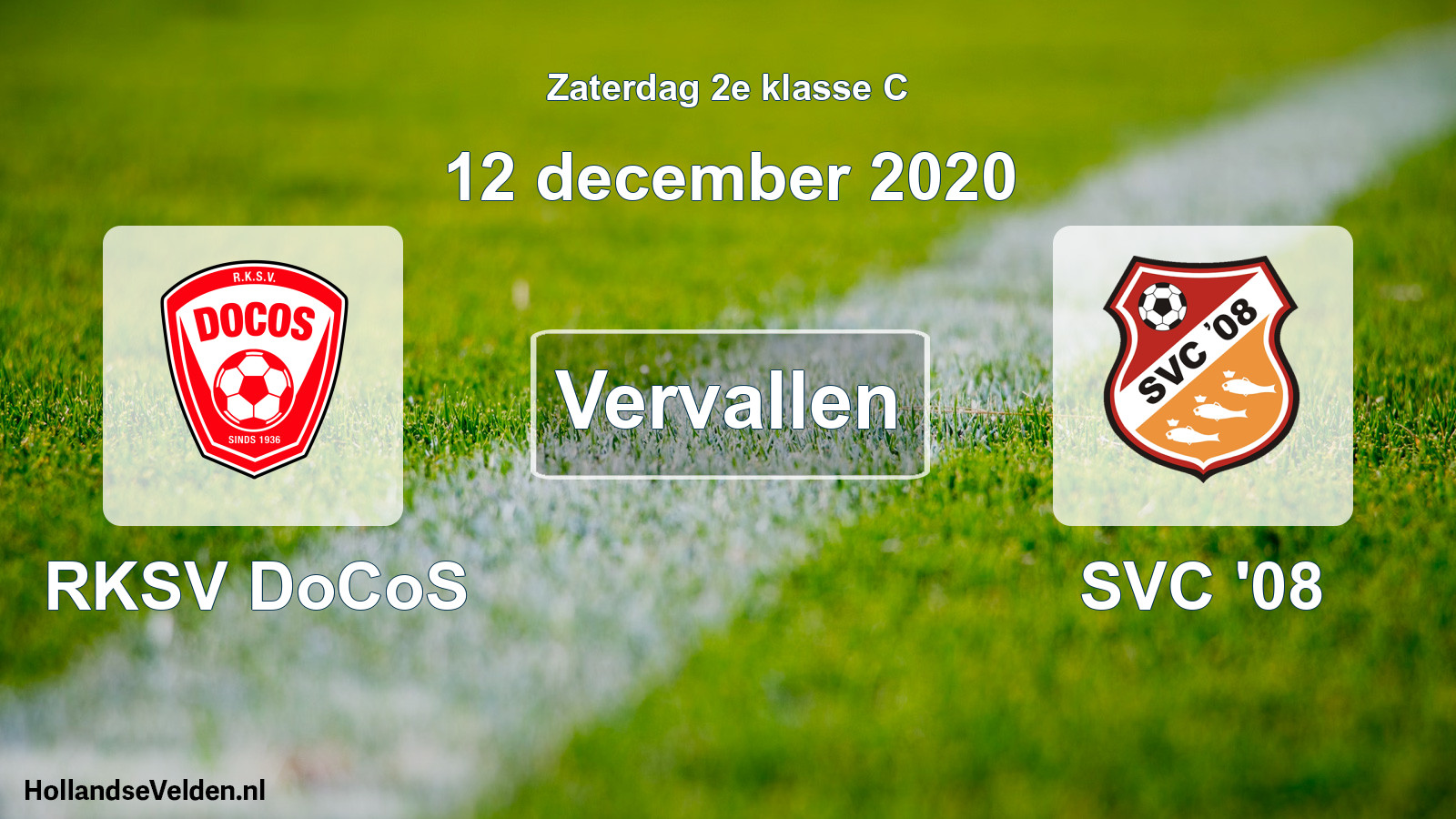 Scheduled Match: RKSV DoCoS - SVC '08 (12 December 2020)