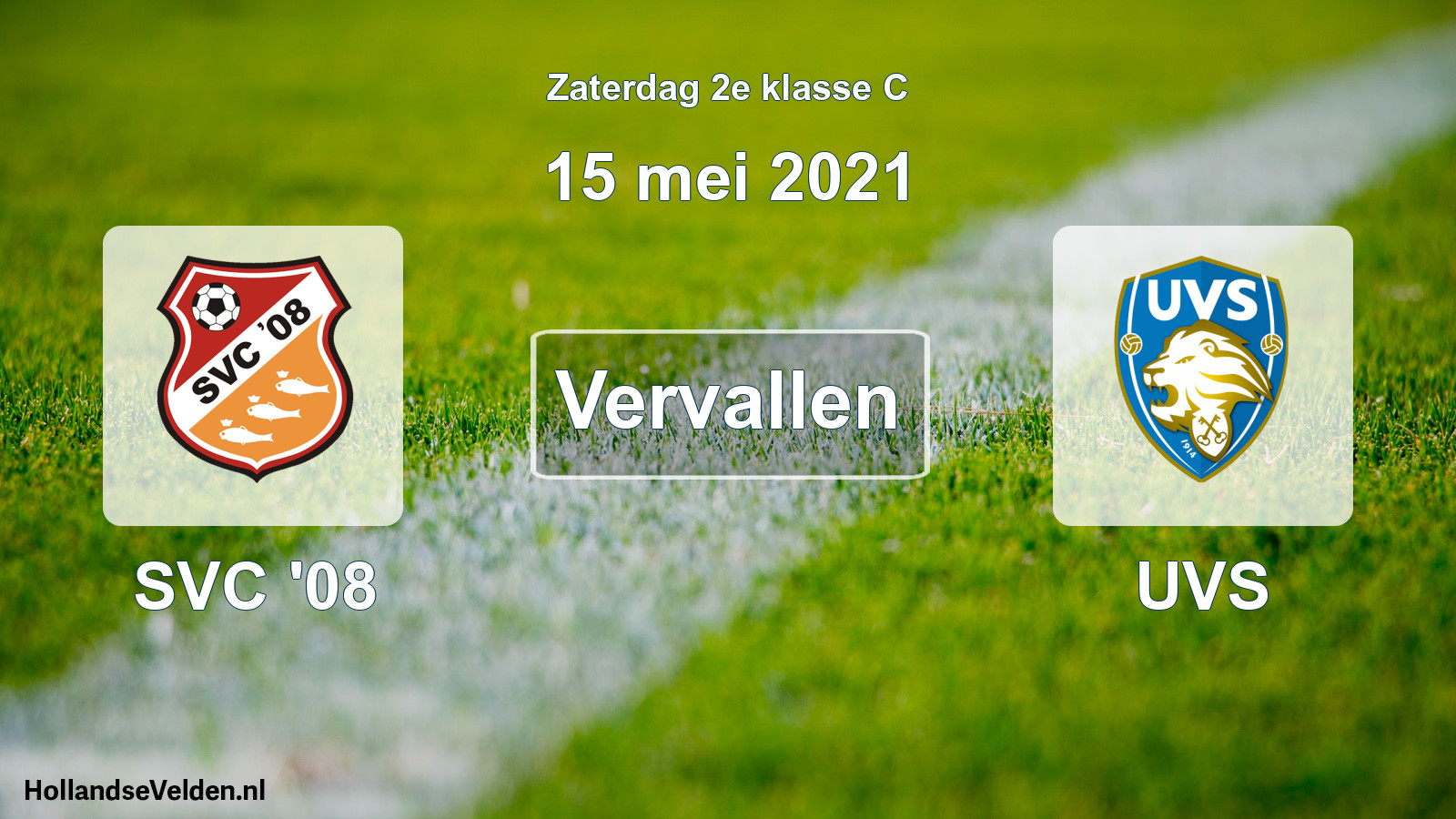 Scheduled Match: SVC '08 - UVS (15 May 2021)