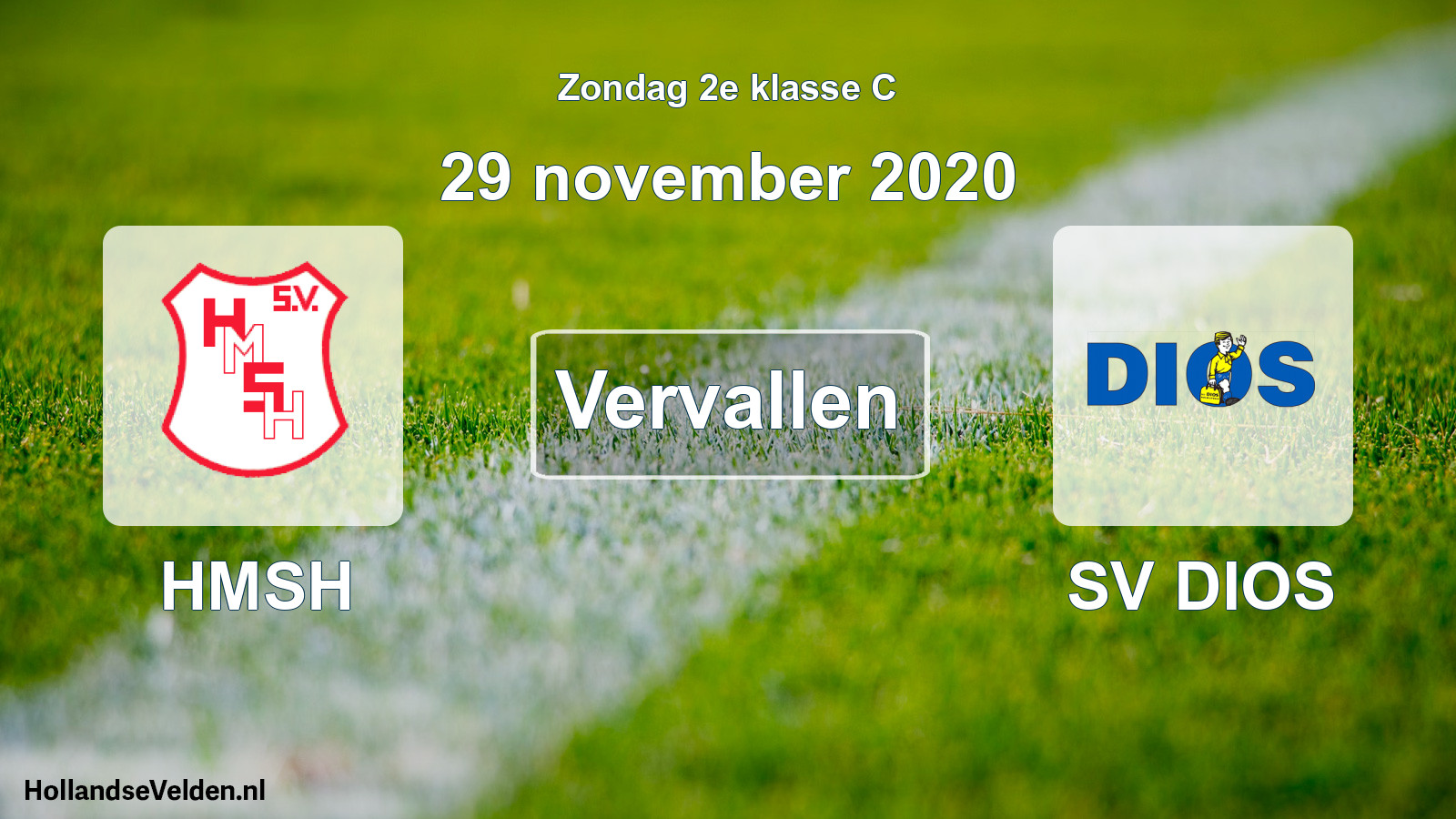 Scheduled Match: HMSH - SV DIOS (29 November 2020)