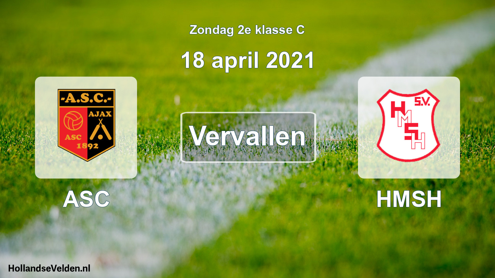 Scheduled Match: ASC - HMSH (18 April 2021)