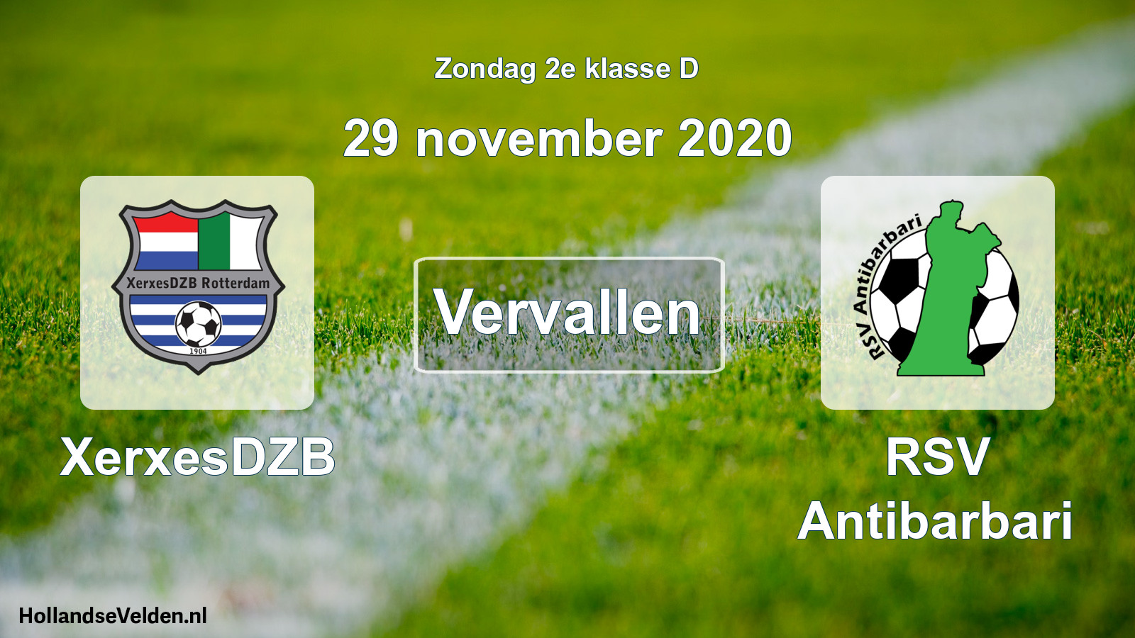 Scheduled Match: XerxesDZB - RSV Antibarbari (29 November 2020)