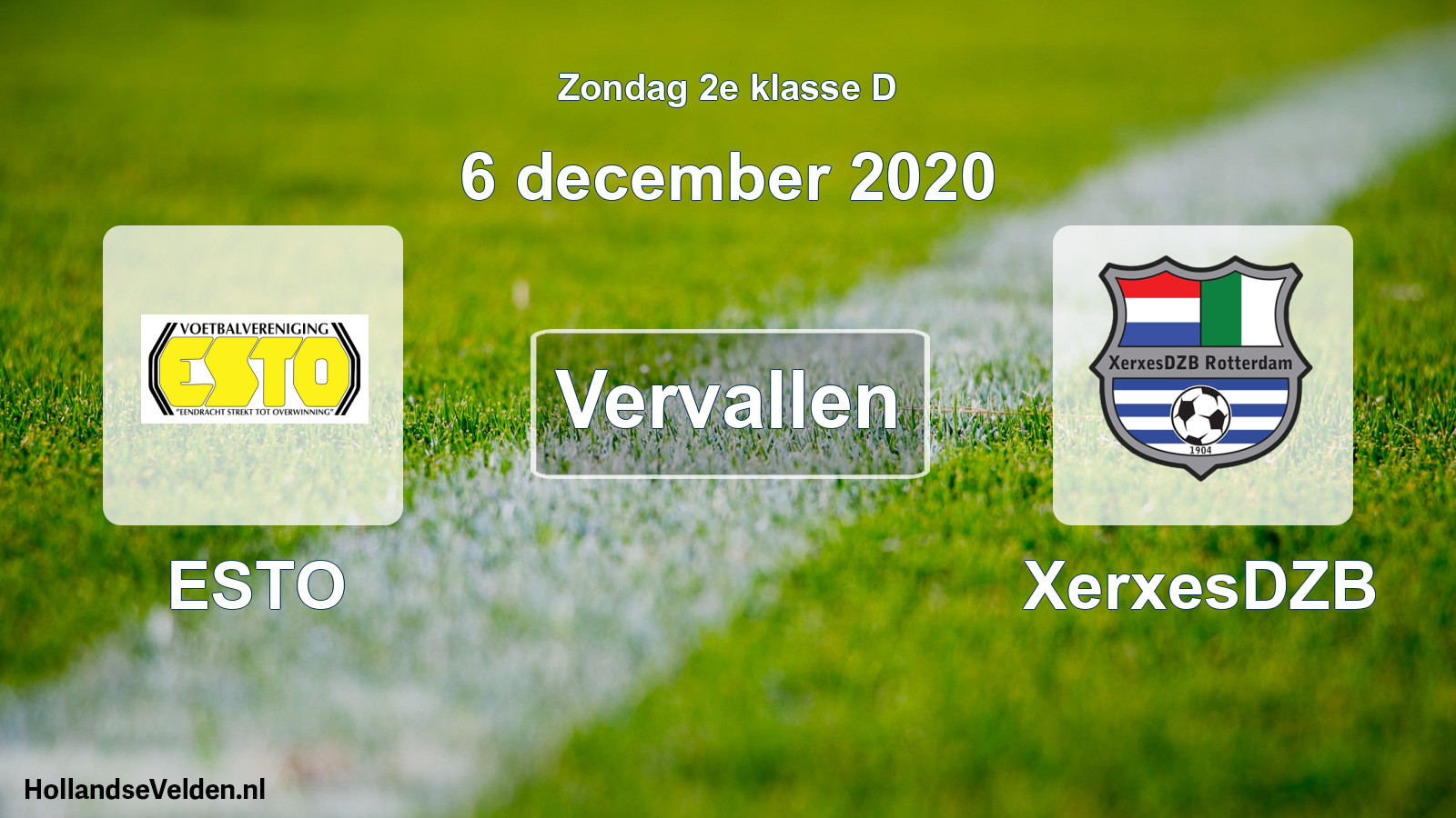 Scheduled Match: ESTO - XerxesDZB (6 December 2020)
