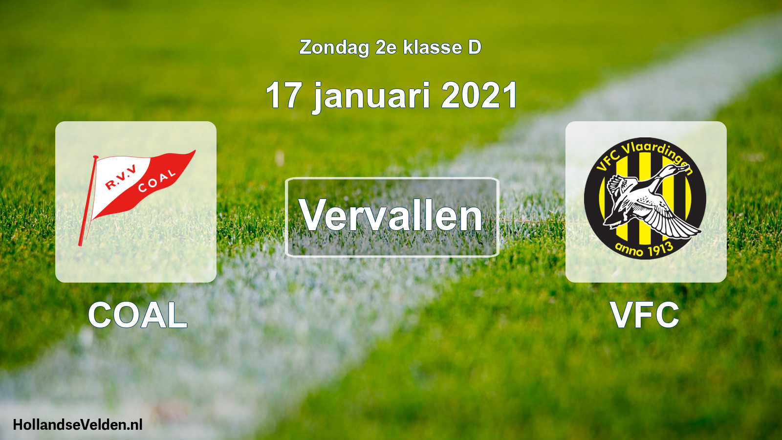 Scheduled Match: COAL - VFC (17 January 2021)