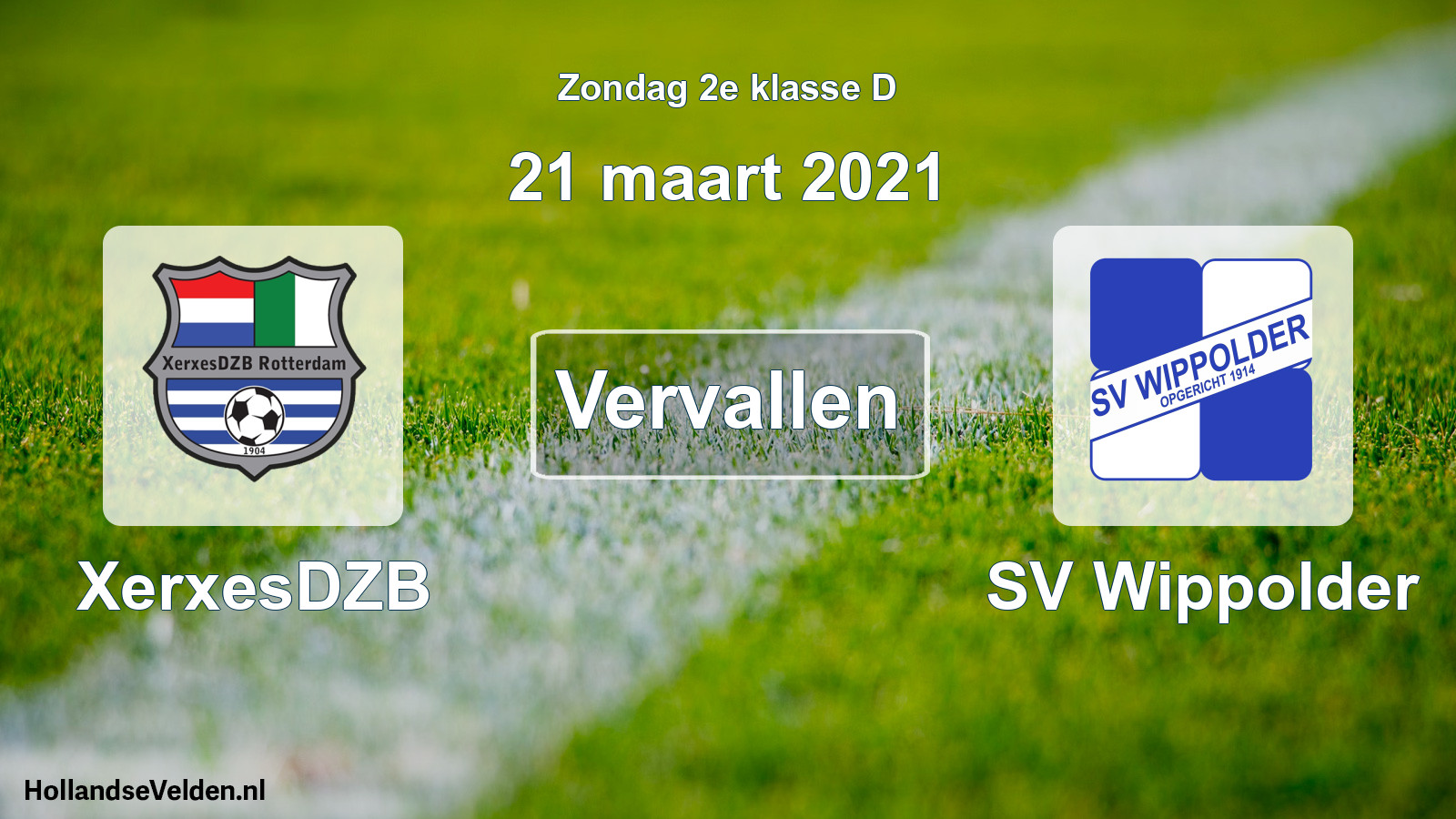 Scheduled Match: XerxesDZB - SV Wippolder (21 March 2021)