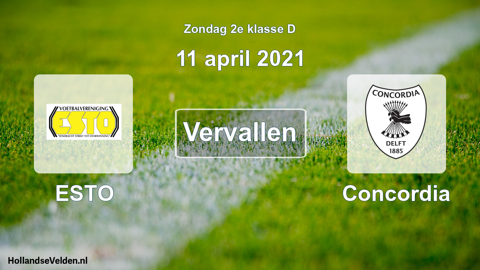 Scheduled Match: ESTO - Concordia (11 April 2021)