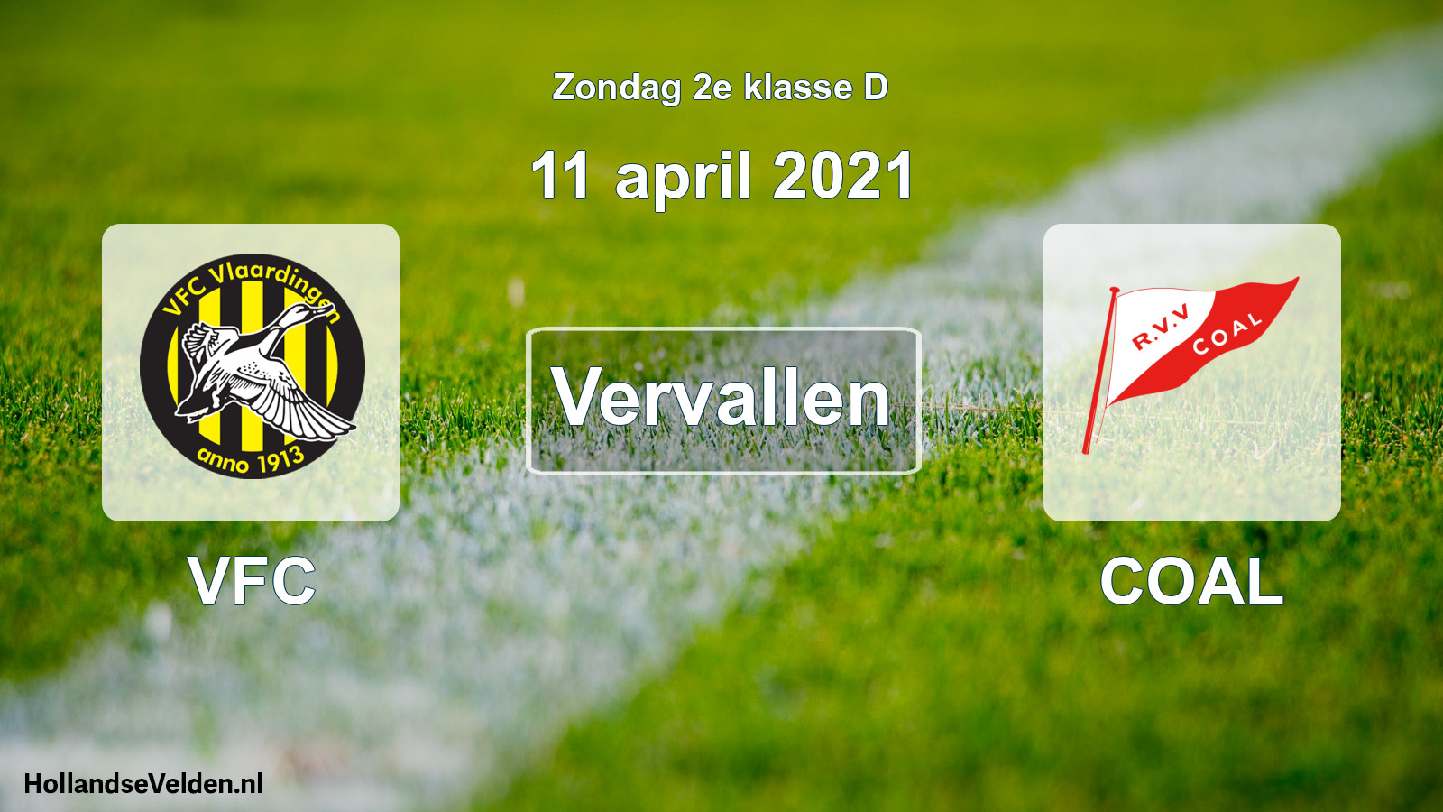 Scheduled Match: VFC - COAL (11 April 2021)