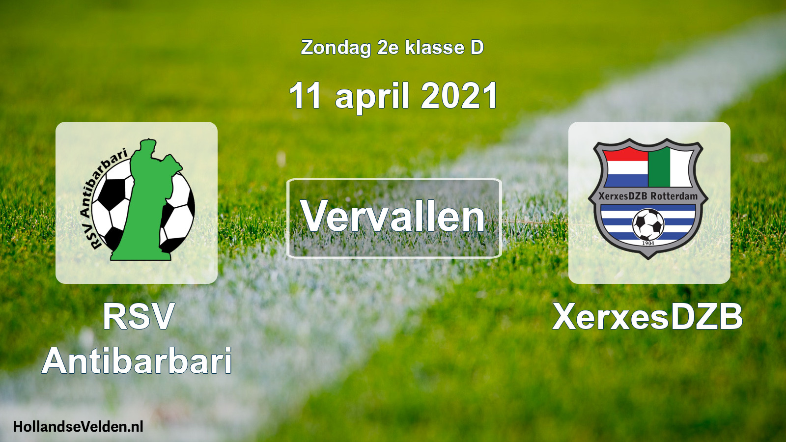Scheduled Match: RSV Antibarbari - XerxesDZB (11 April 2021)