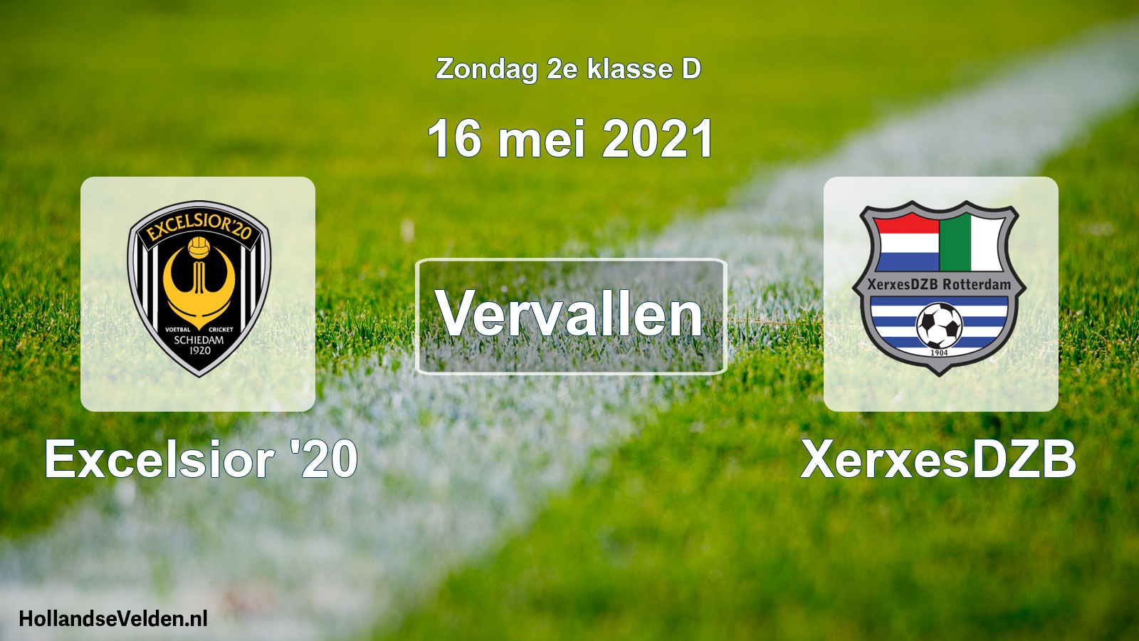 Scheduled Match: Excelsior '20 - XerxesDZB (16 May 2021)