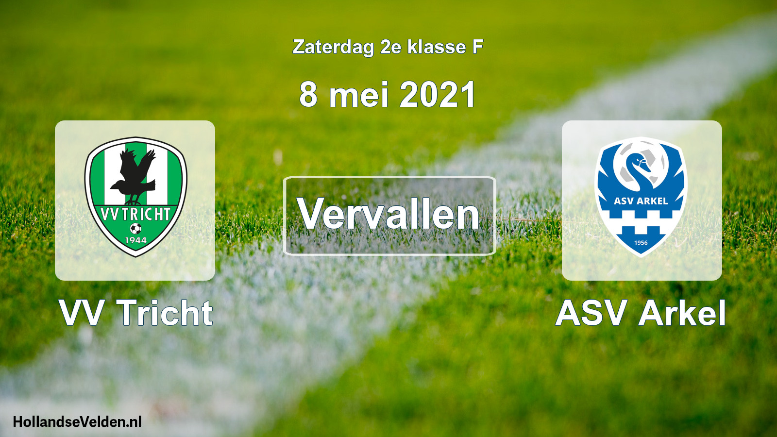 Scheduled Match: VV Tricht - ASV Arkel (8 May 2021)