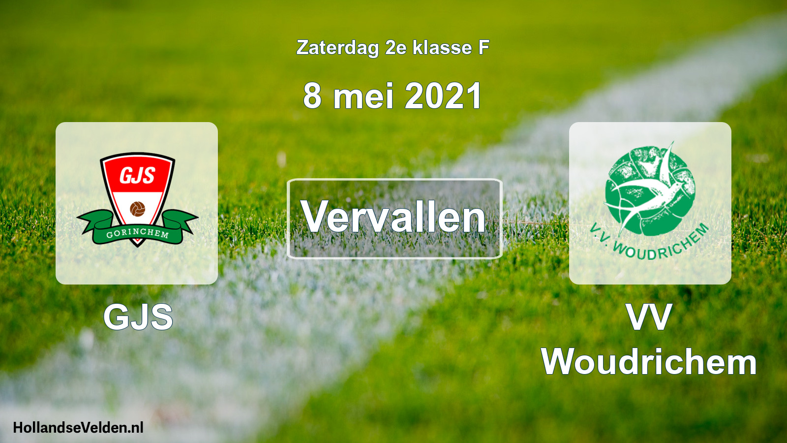 Scheduled Match: GJS - VV Woudrichem (8 May 2021)