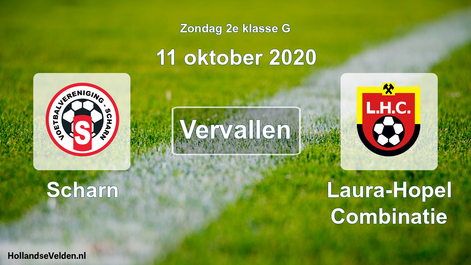 Scheduled Match: Scharn - Laura-Hopel Combinatie (11 October 2020)