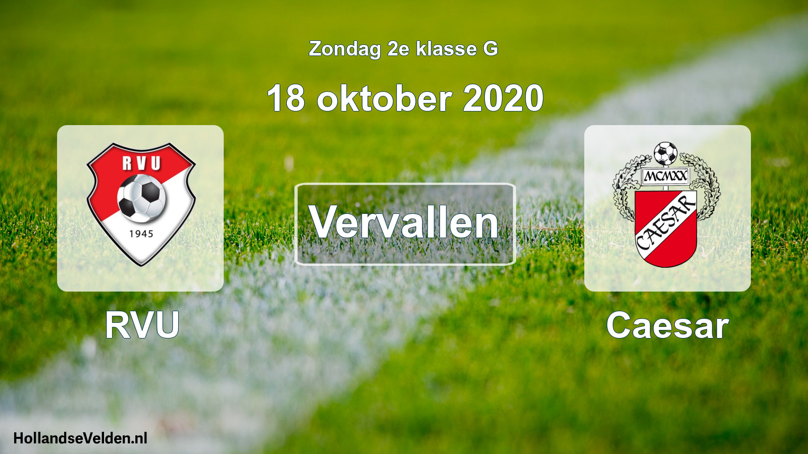 Scheduled Match: RVU - Caesar (18 October 2020)