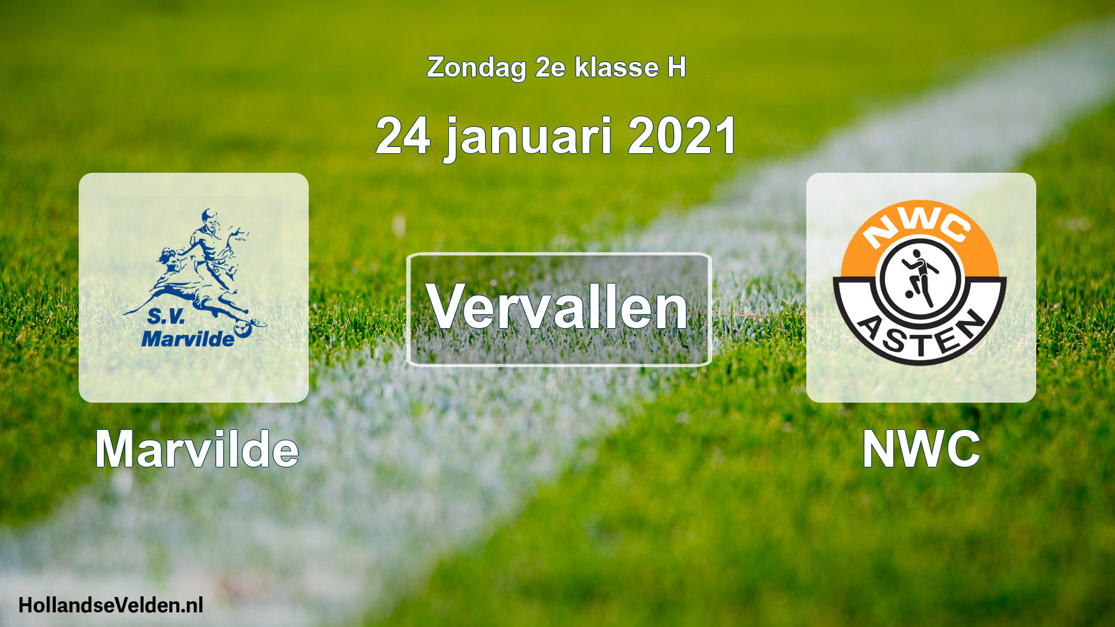 Scheduled Match: Marvilde - NWC (24 January 2021)