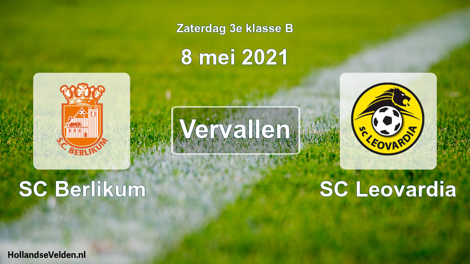 Scheduled Match: SC Berlikum - SC Leovardia (8 May 2021)