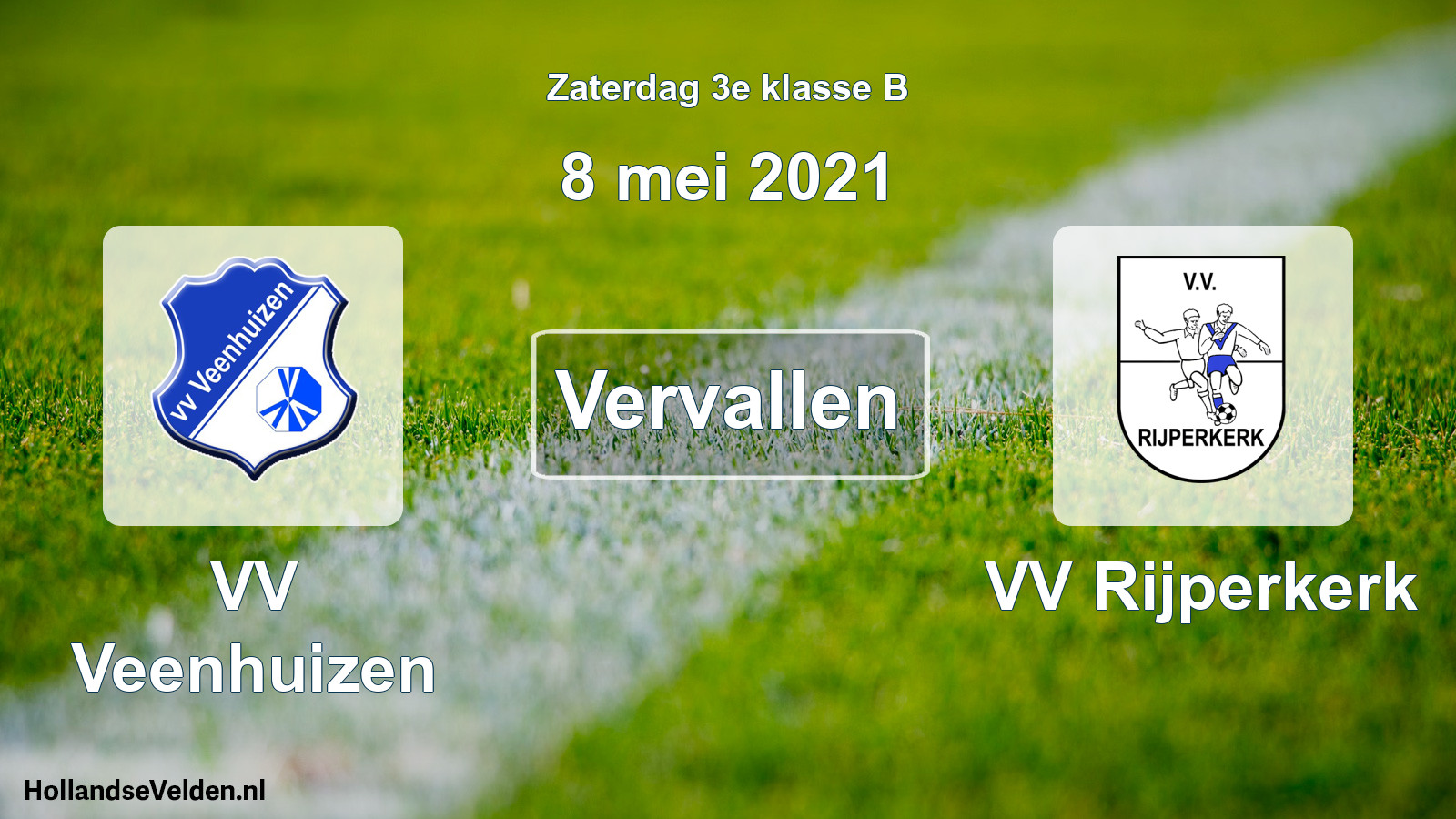 Scheduled Match: VV Veenhuizen - VV Rijperkerk (8 May 2021)