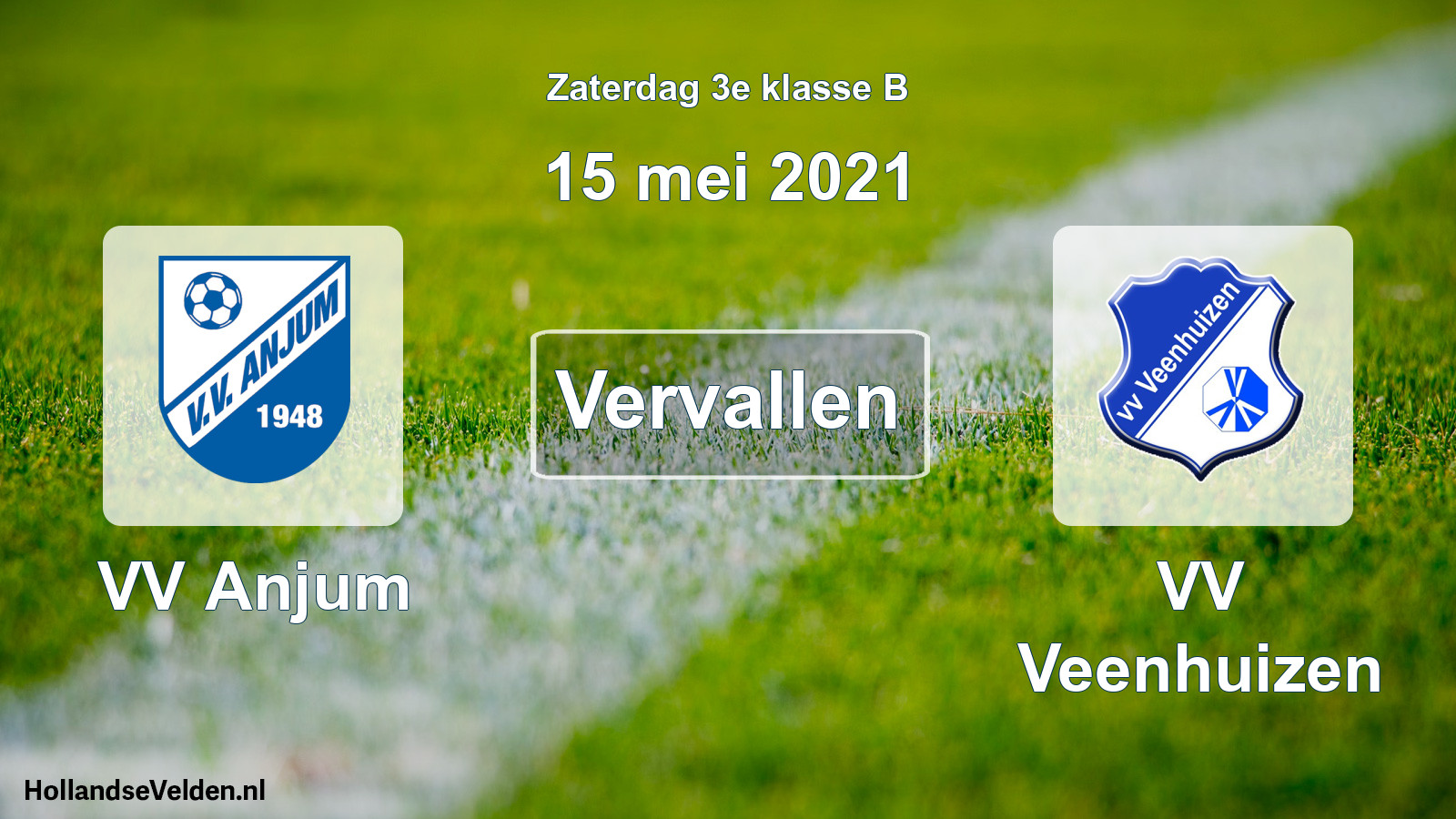 Scheduled Match: VV Anjum - VV Veenhuizen (15 May 2021)