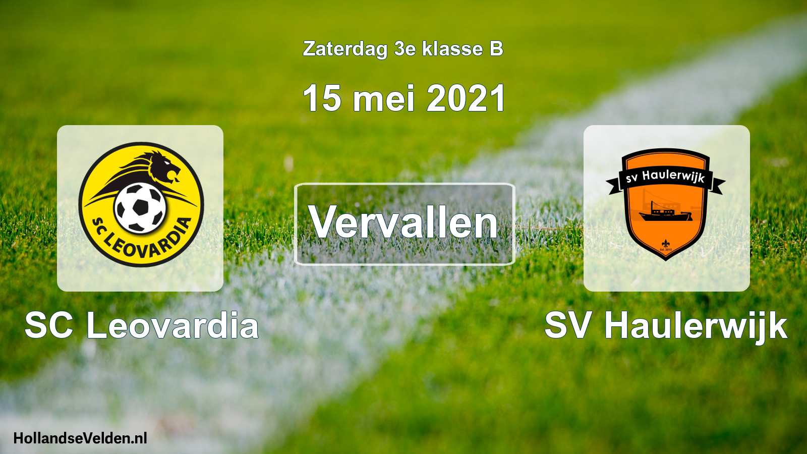 Scheduled Match: SC Leovardia - SV Haulerwijk (15 May 2021)