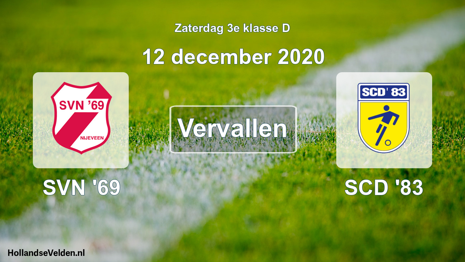 Scheduled Match: SVN '69 - SCD '83 (12 December 2020)