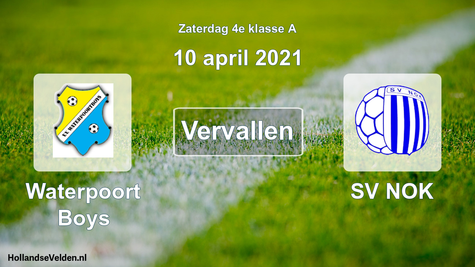 Scheduled Match: Waterpoort Boys - SV NOK (10 April 2021)