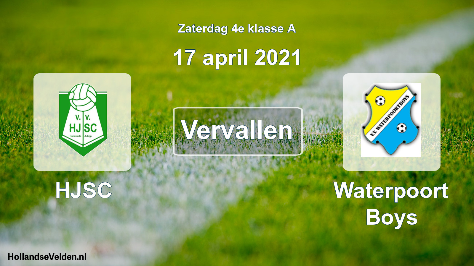 Scheduled Match: HJSC - Waterpoort Boys (17 April 2021)