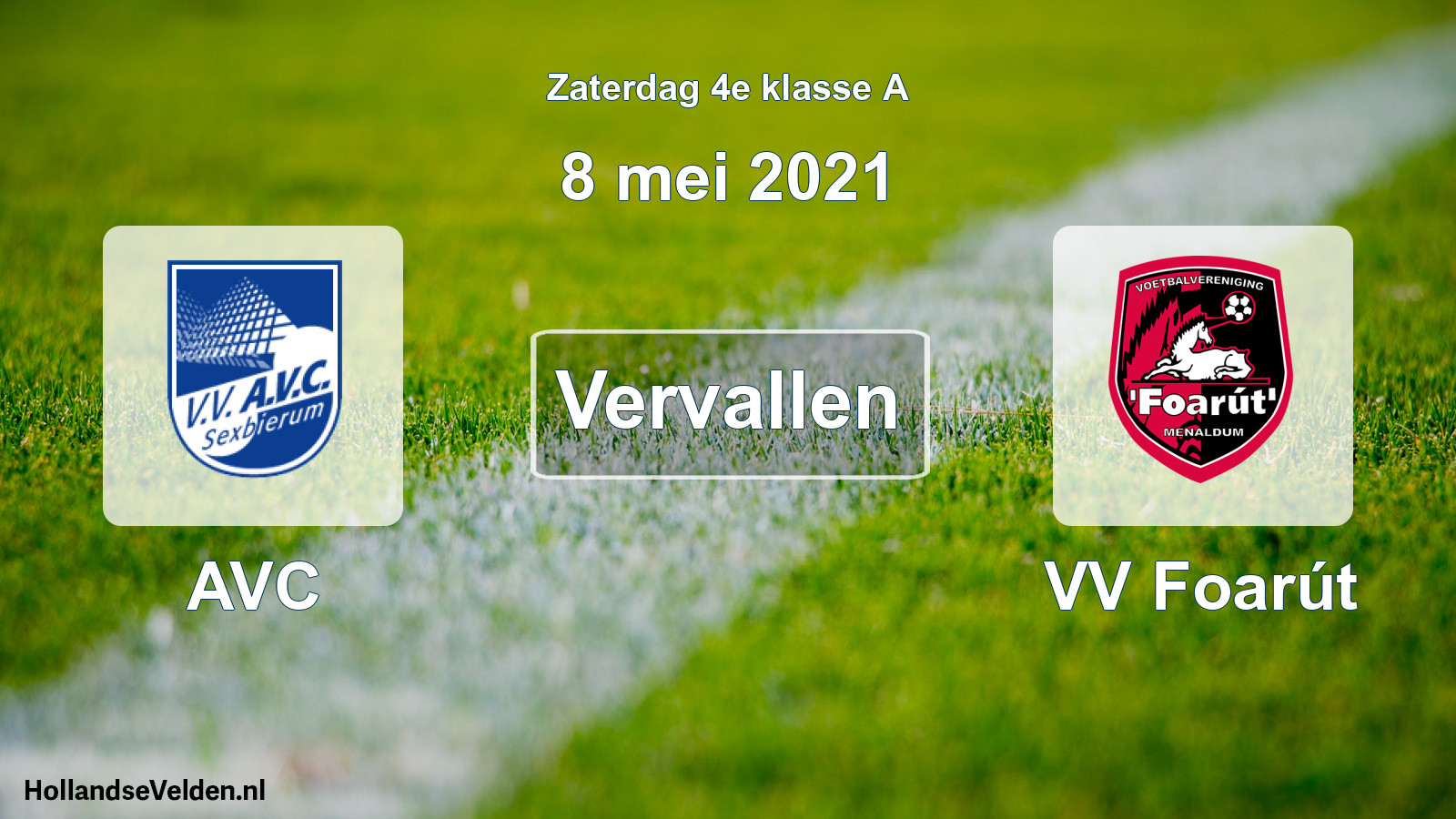Scheduled Match: AVC - VV Foarút (8 May 2021)
