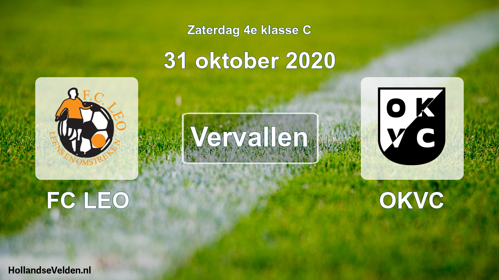 Scheduled Match: FC LEO - OKVC (31 October 2020)