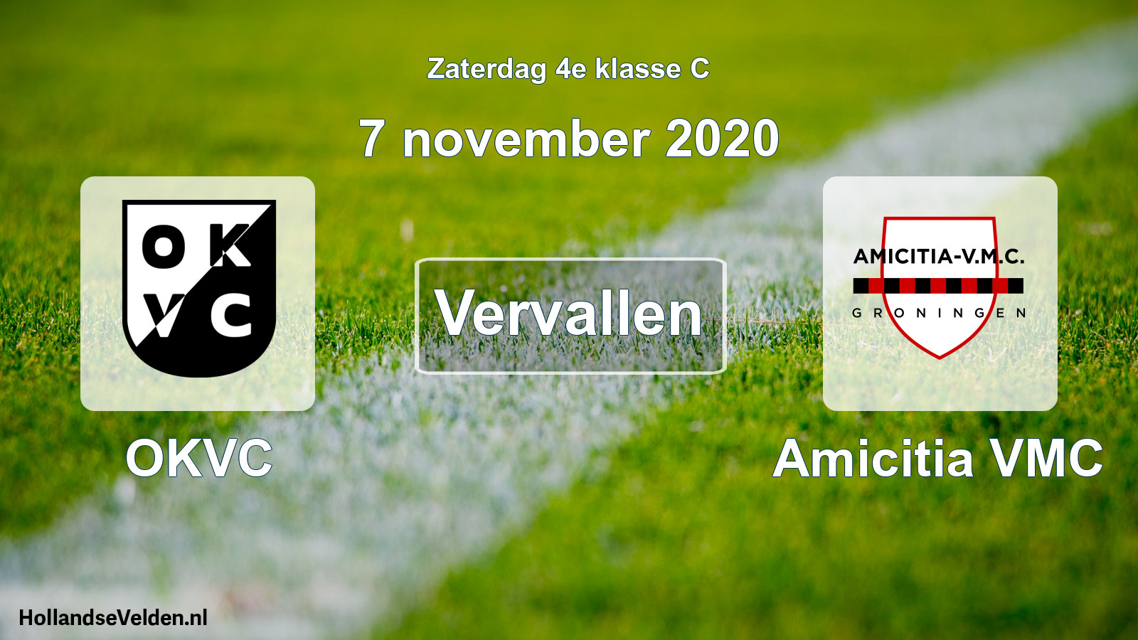 Scheduled Match: OKVC - Amicitia VMC (7 November 2020)