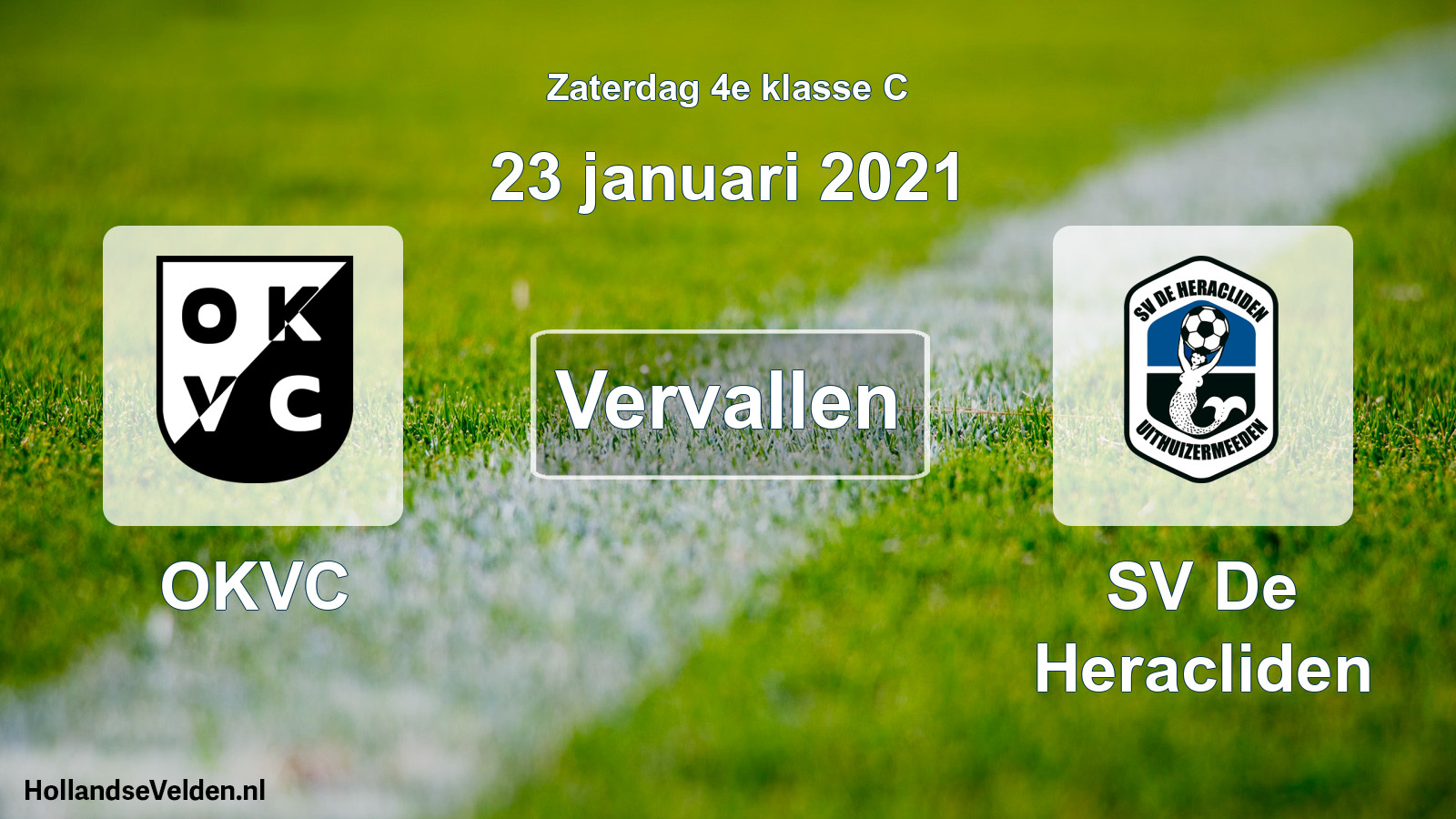 Scheduled Match: OKVC - SV De Heracliden (23 January 2021)
