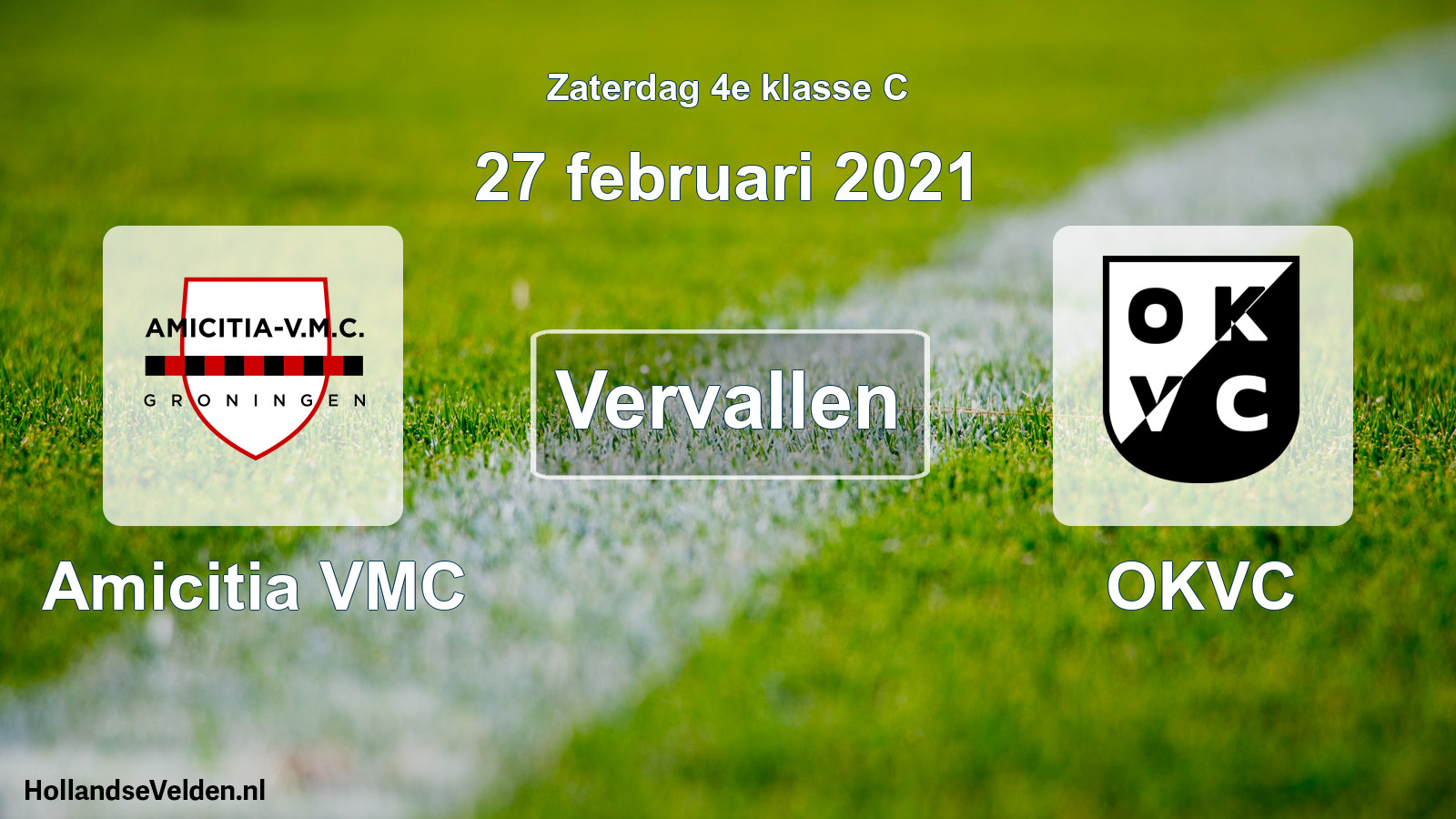 Scheduled Match: Amicitia VMC - OKVC (27 February 2021)