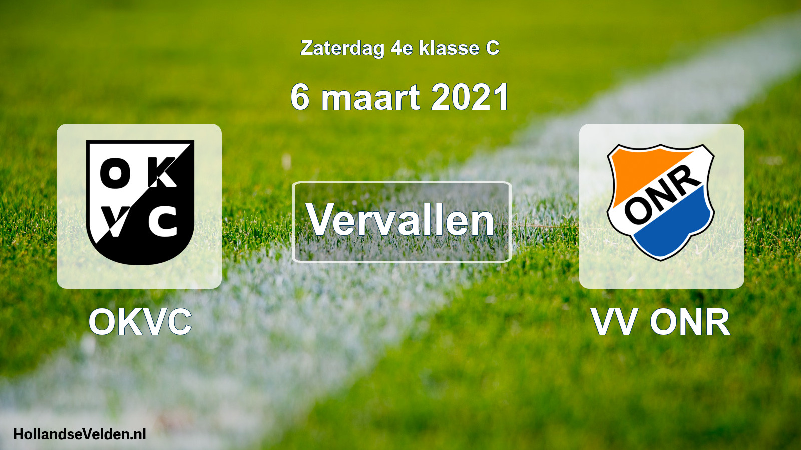 Scheduled Match: OKVC - VV ONR (6 March 2021)