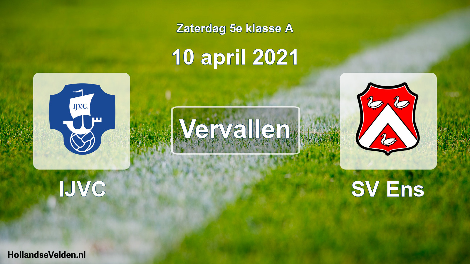Scheduled Match: IJVC - SV Ens (10 April 2021)