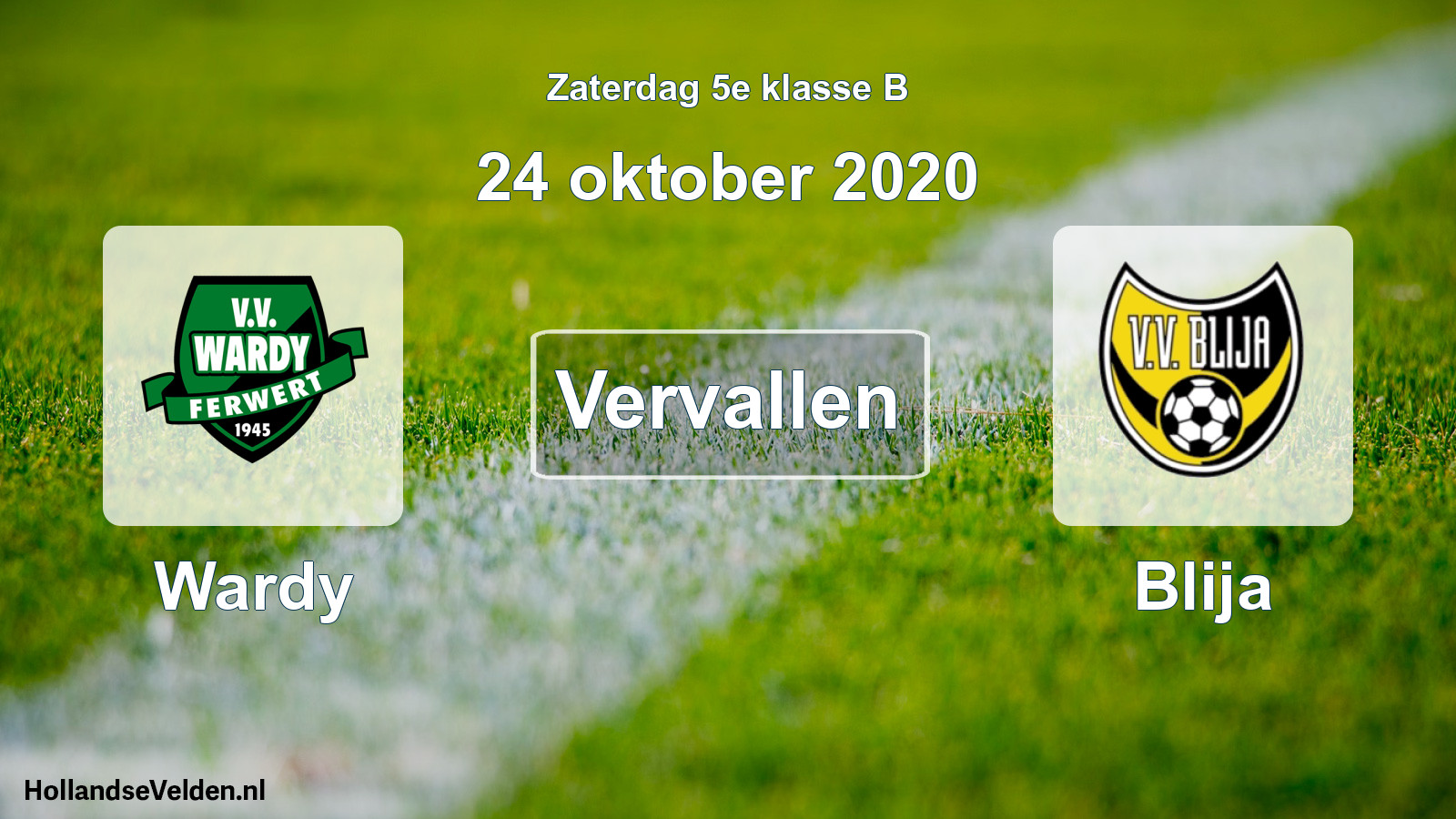 Scheduled Match: Wardy - Blija (24 October 2020)