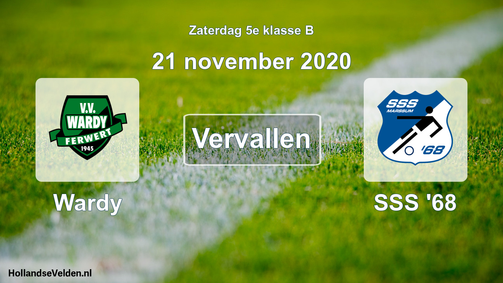Scheduled Match: Wardy - SSS '68 (21 November 2020)