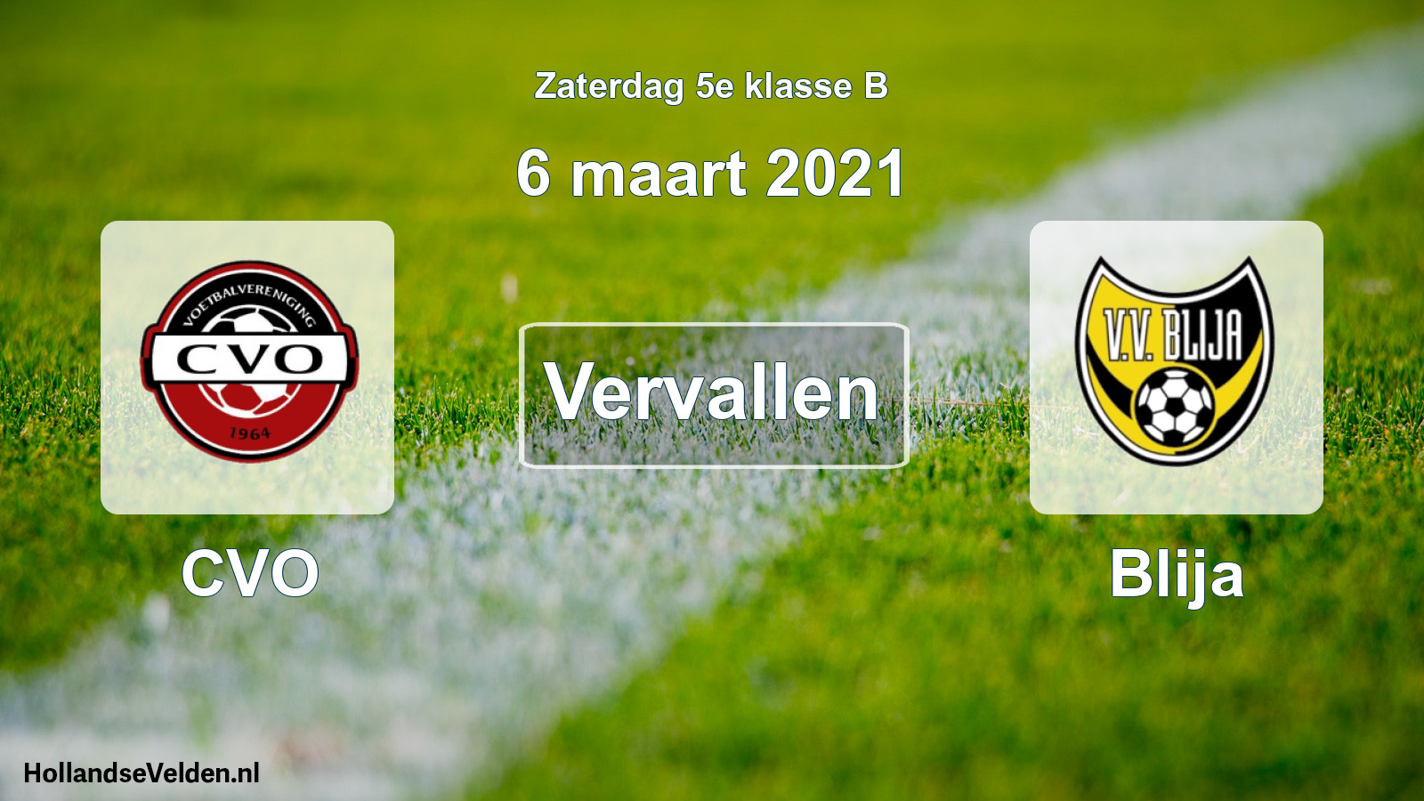 Scheduled Match: CVO - Blija (6 March 2021)