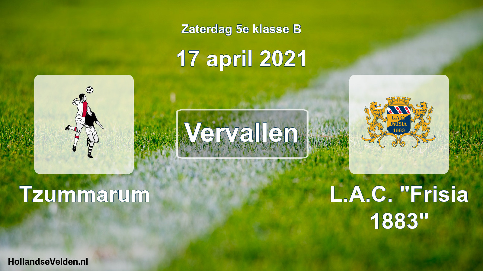 Scheduled Match: Tzummarum - L.A.C. 