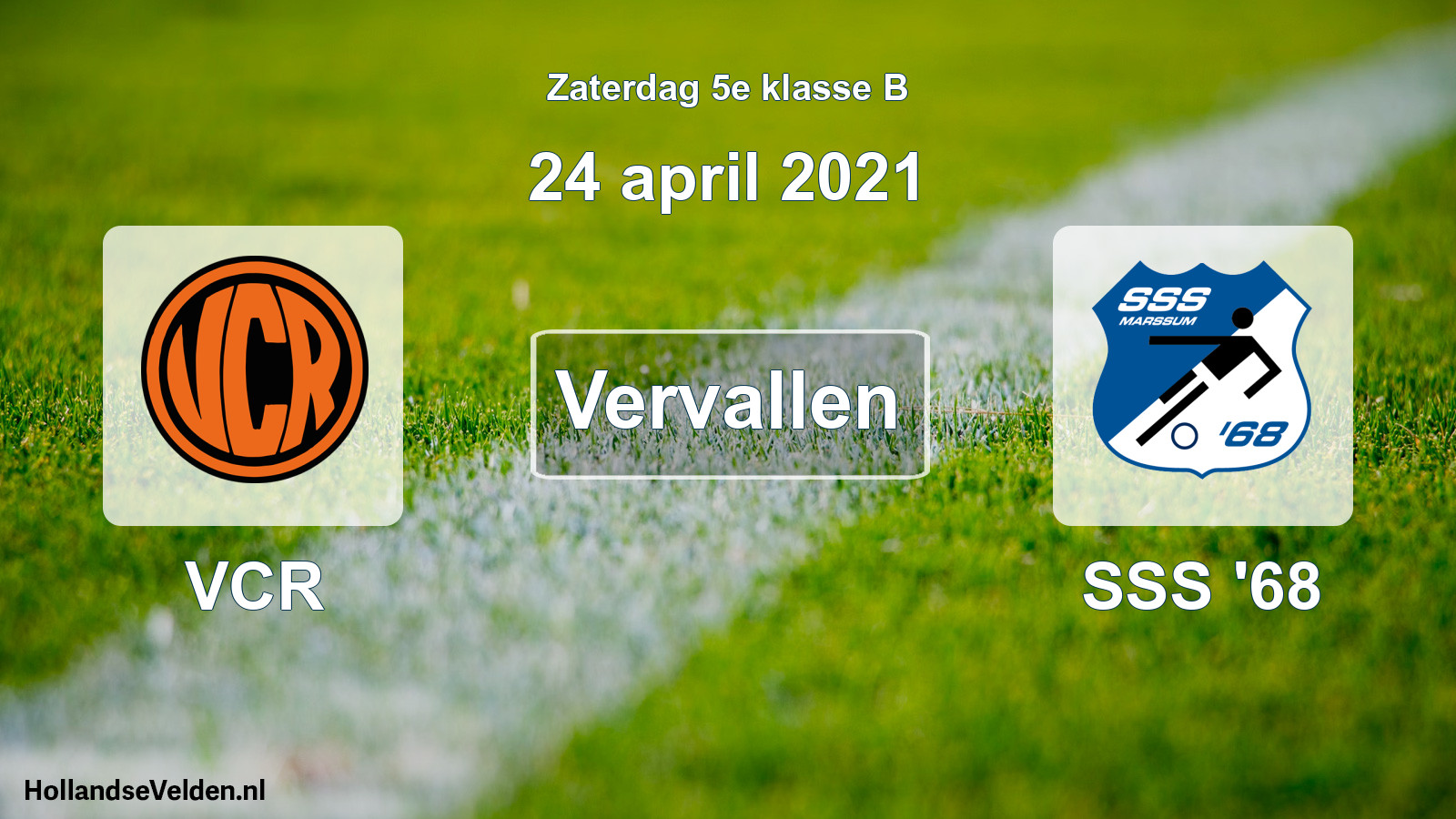 Scheduled Match: VCR - SSS '68 (24 April 2021)