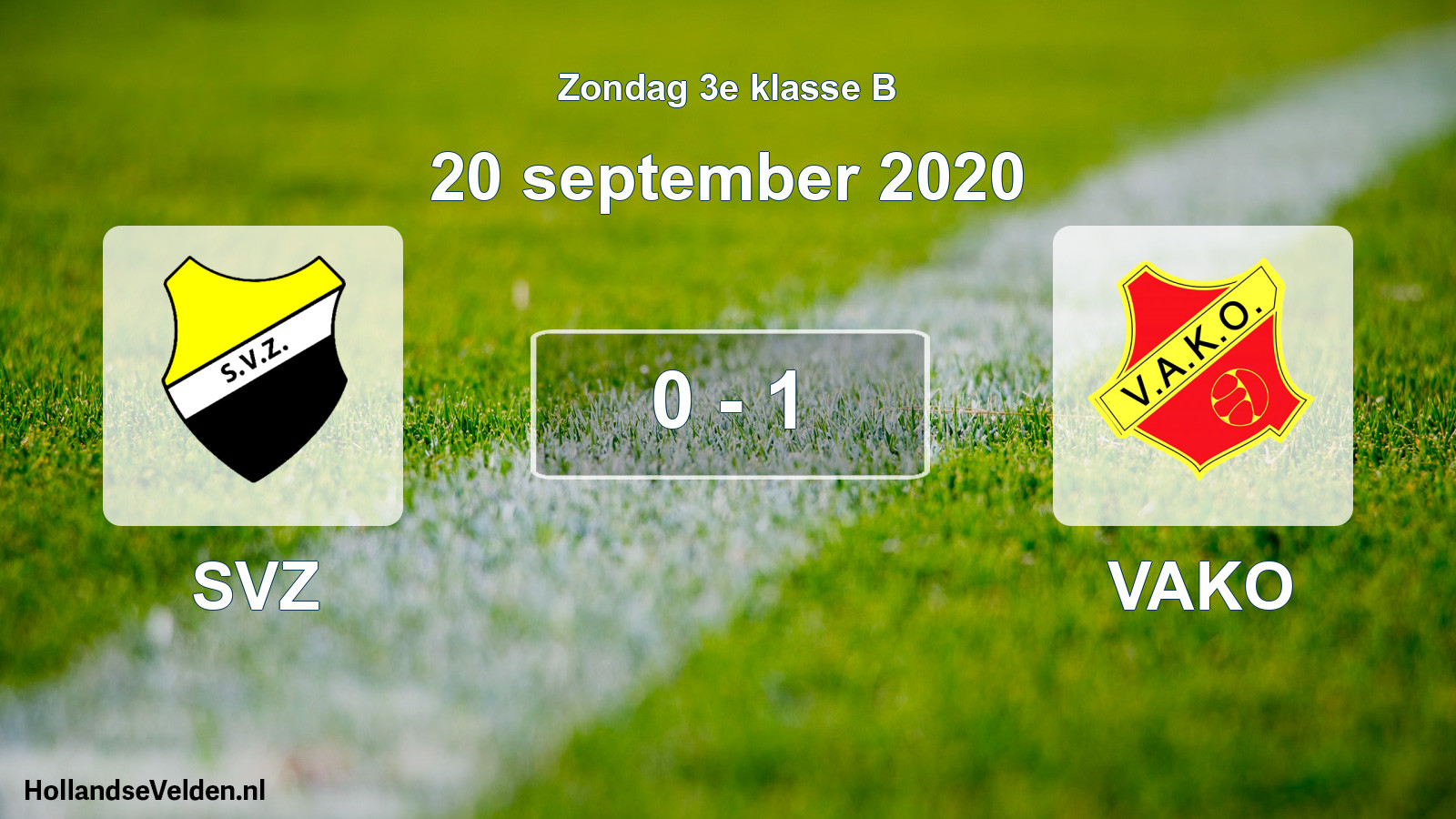 Total number of matches played: SVZ - VAKO 0 - 1 (20 September 2020)