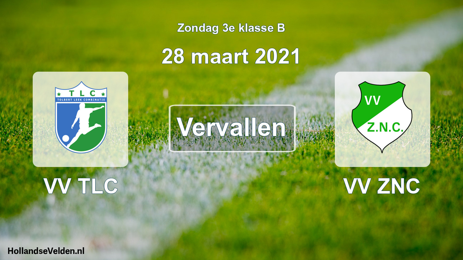 Scheduled Match: VV TLC - VV ZNC (28 March 2021)