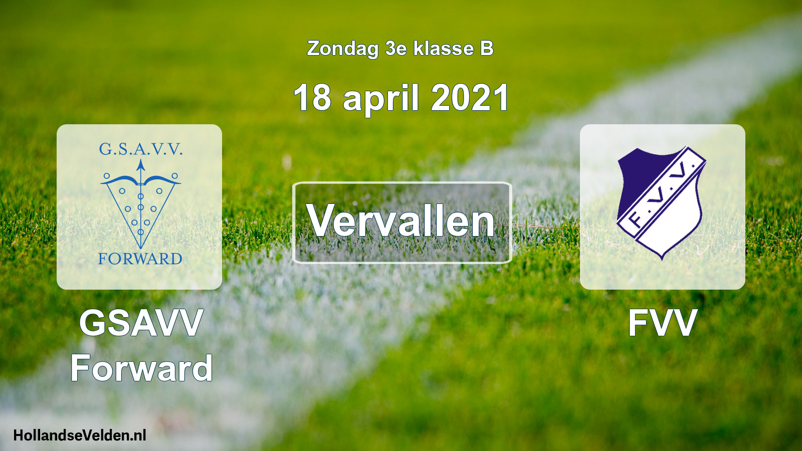 Scheduled Match: GSAVV Forward - FVV (18 April 2021)