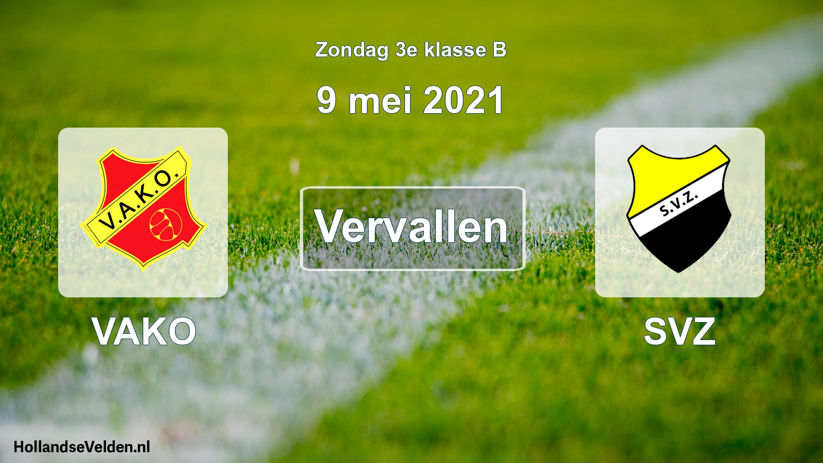 Scheduled Match: VAKO - SVZ (9 May 2021)